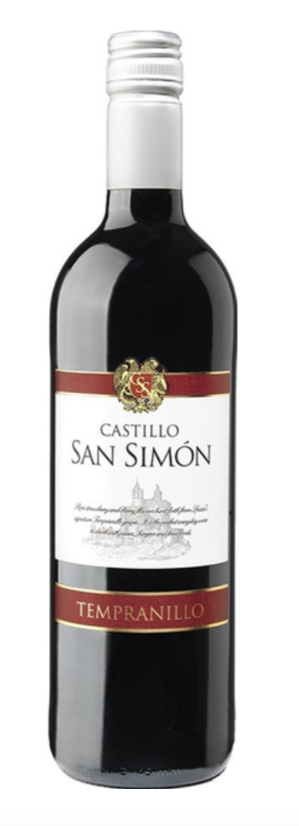 Вино Castillo San Simon Темпраніл сух/чер 0,75л Іс 12,5%